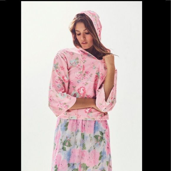 Loveshackfancy Peaches Baja Hoodie. NWT. - Picture 8 of 12